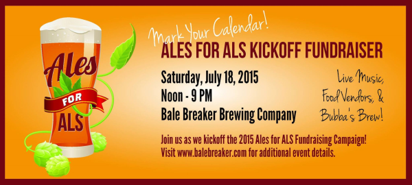 Ales for ALS Kickoff Fundraiser at Bale Breaker